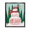 Stupell Industries Happy Holidays Happy Snowman Framed Floater Canvas Wall Art